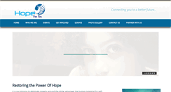 Desktop Screenshot of hopeforyou.org