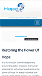 Mobile Screenshot of hopeforyou.org